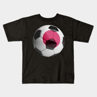 Japan Soccer Ball Kids T-Shirt